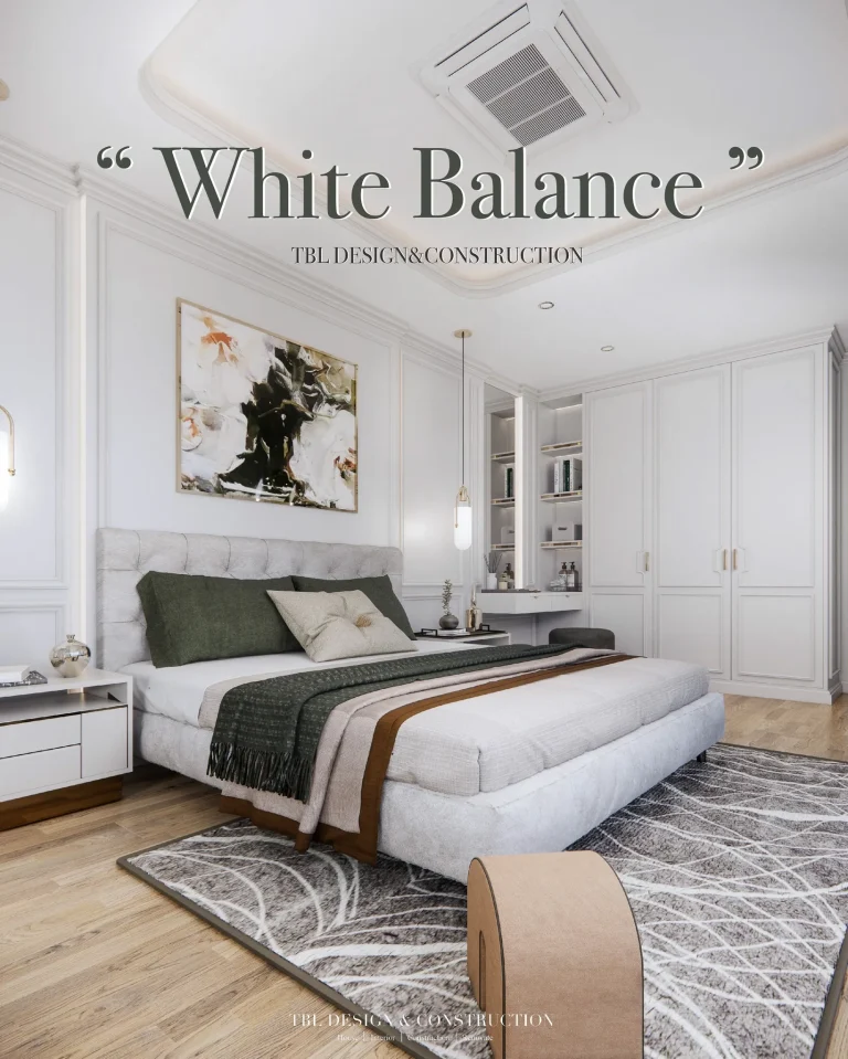 WHITE BALANCE ห้องนอนสีขาว สวยละมุน มีแต่ความลงตัว